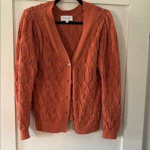 Brass Coral Bobble Sweater